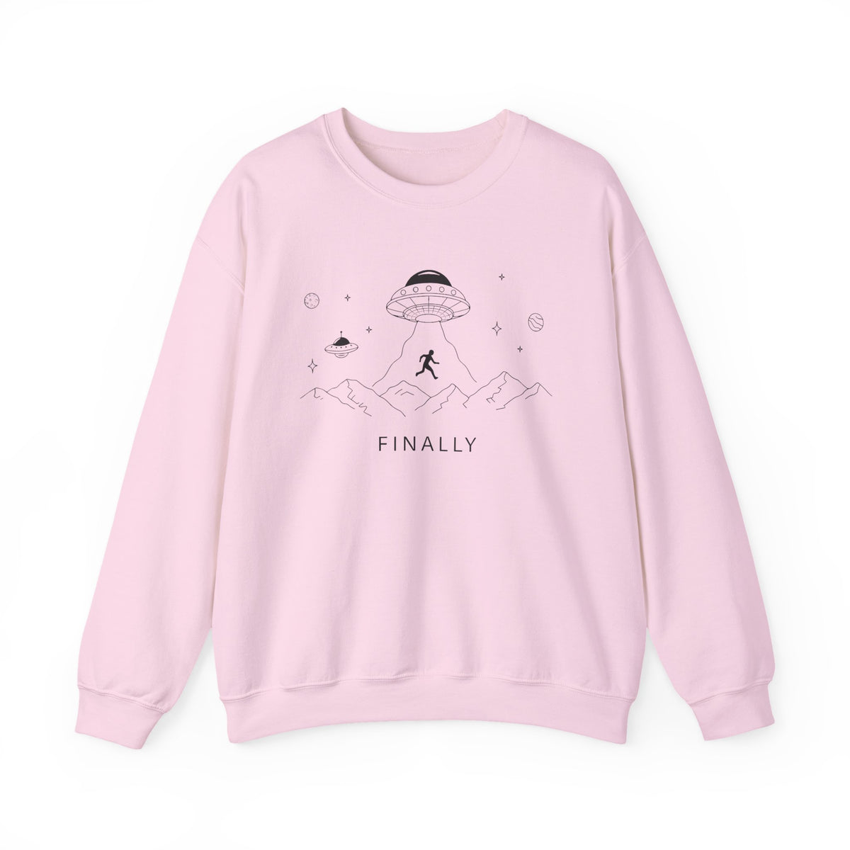 Alien Sweatshirt, UFO T-shirt, Alien Abduction Hoodie, Alien Finally Space Shirt, Alien Invasion Sweatshirt