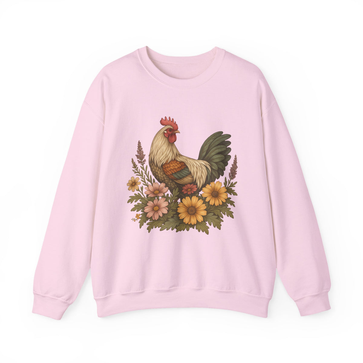 Cottragecore Chicken Sweatshirt | Farm Animal Shirt | Gifts For Farmer | Homestead Sweatshirt | Chicken Lover Gift | Chicken Sweater