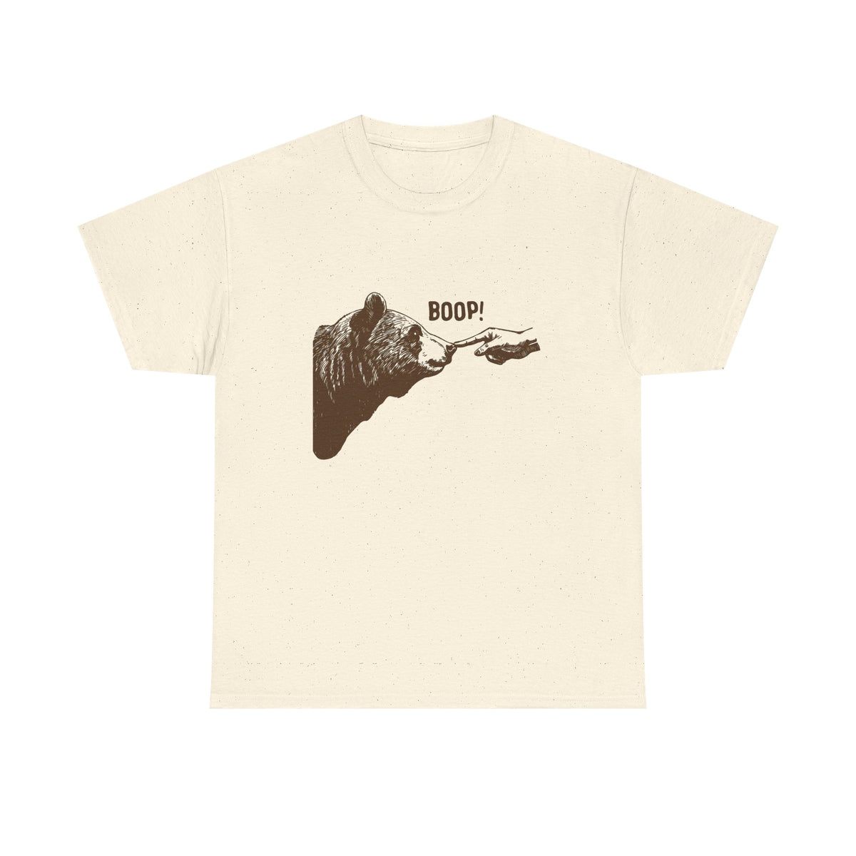 Boop! T-Shirt, Vintage Bear Finger Touching Nose Tshirt, Funny Retro Shirt, Graphic Unisex Vintage Animal Funny Meme Tee