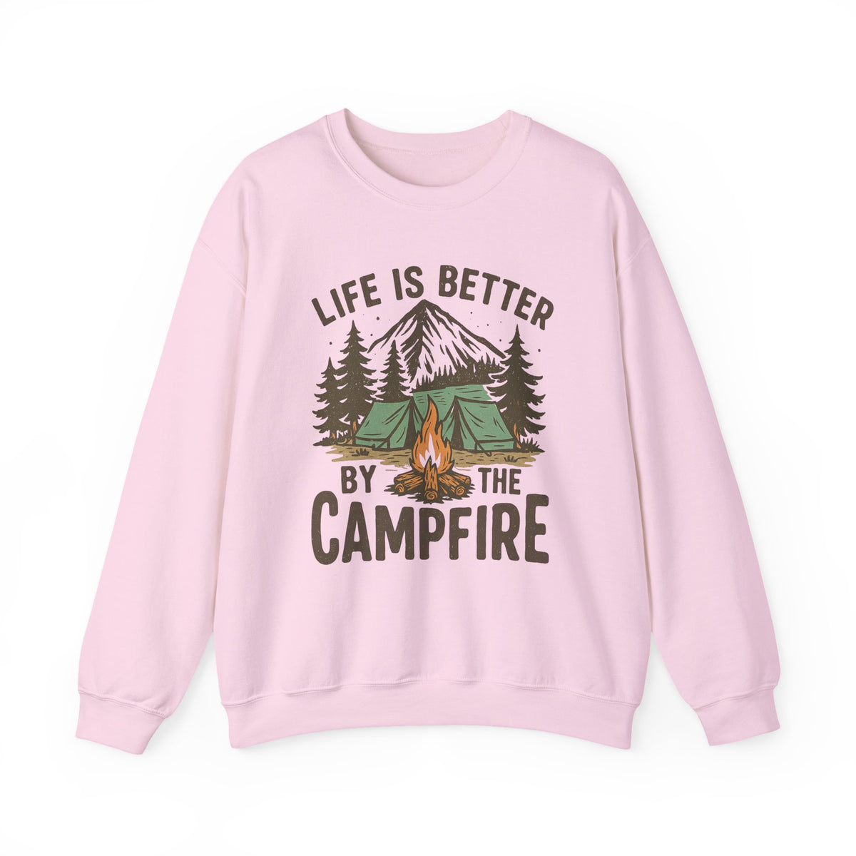 Life is Better by the Campfire Hoodie, Adventure Sweatshirt, Camping Heart Hoodie, Travel Sweatshirt, Adventure Sweatshirt, Gift for Her