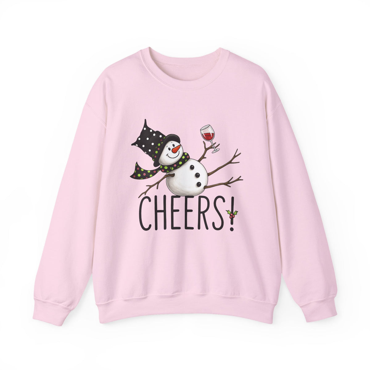 Snowman Wine Christmas Sweatshirt, Funny Holiday Shirt