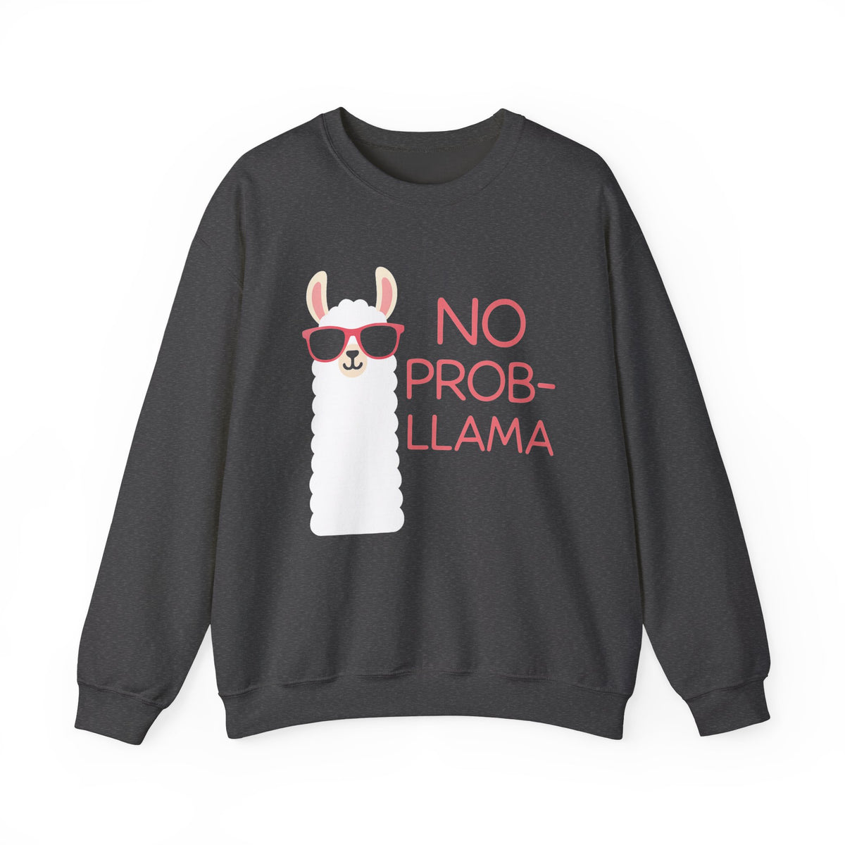 Llama Sweatshirt, No Prob-Llama Shirt, Cute Llama Shirt, Funny Llama Shirt, llama Lover Gift, Retro Llama With Sunglasses Shirt, Alpaca Gift