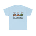 I'm Starting To Feel Exhausted tshirt Stardew Valley, Sleepy Chicken shirt, Pixel Art, Gamer Gift, For Him or Her, Pelican Town, Cozy gamer