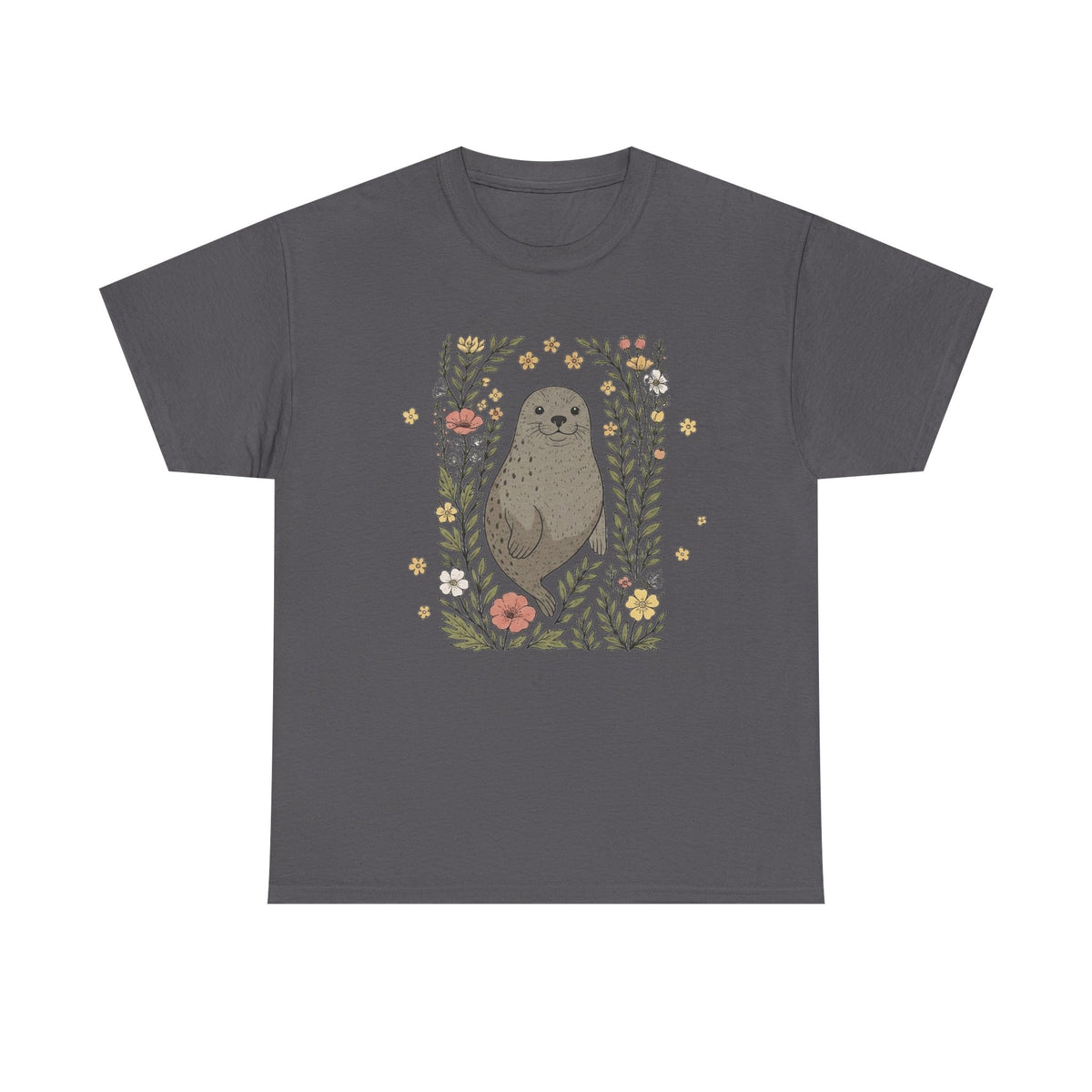 Cute Flower Sea Lion Shirt, Sea Lion T-shirt, Sea Lion Lover Tee, Floral Sea Lion Gift, Sea Lion Graphic Tee