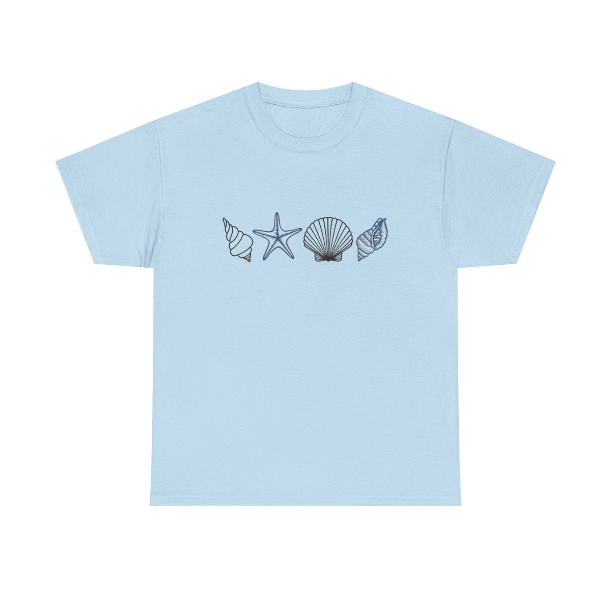 Sea Shell Shirt: Coastal Beach Tee, Summer Vacation