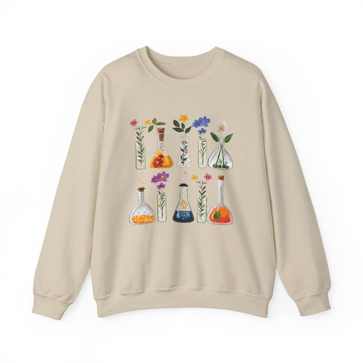 Floral Chemistry Teacher Shirt, Back to School Shirt, Flower Science Tee, Teacher Appreciation Sweatshirt, Gift for Her, School Teacher Gift