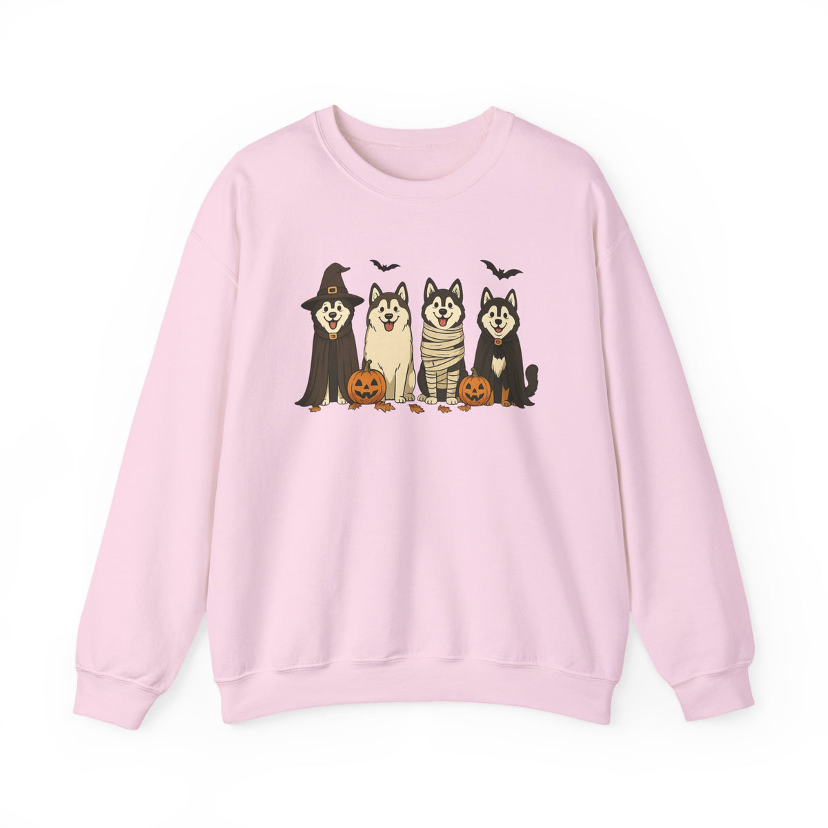 Husky Ghost Dogs Sweatshirt, Ghost Comfort Colors Tee, Halloween Dog Tshirt