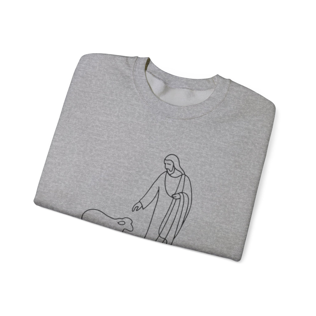 Christian Minimal Line Art PNG | He Left the 99 to Find Me | Bible Verse Faith SVG for T-Shirts, Mugs, Wall Art