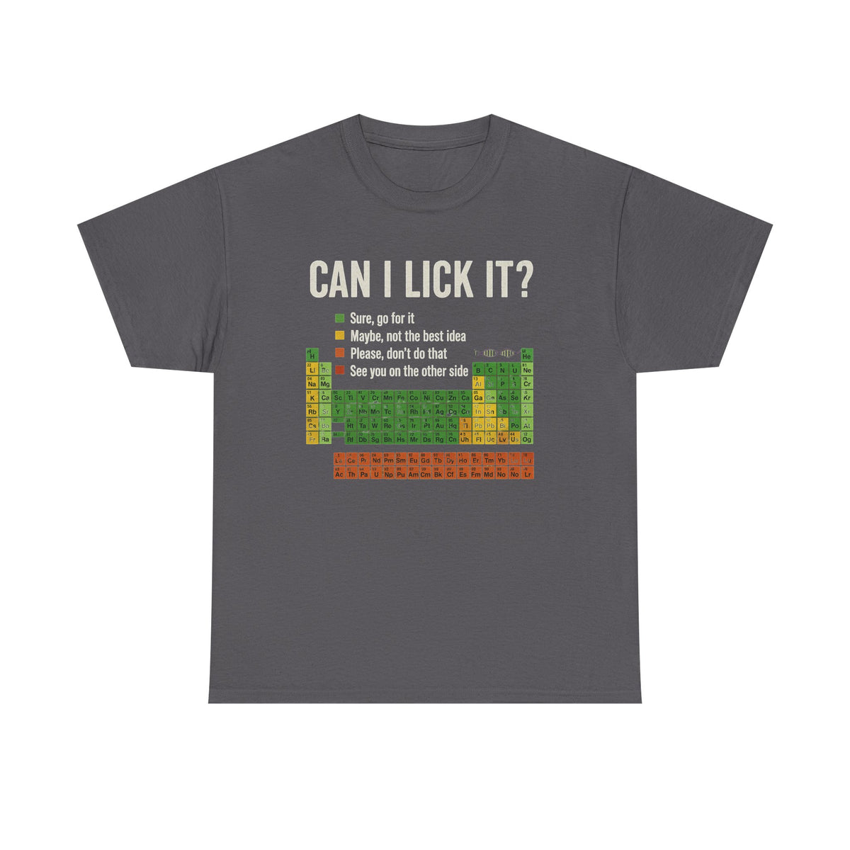 Can I Lick It Shirt, Periodic Table Shirt, Funny Chemistry Shirt, Elements Table Funny Shirt, Science Shirt, Scientist Gift
