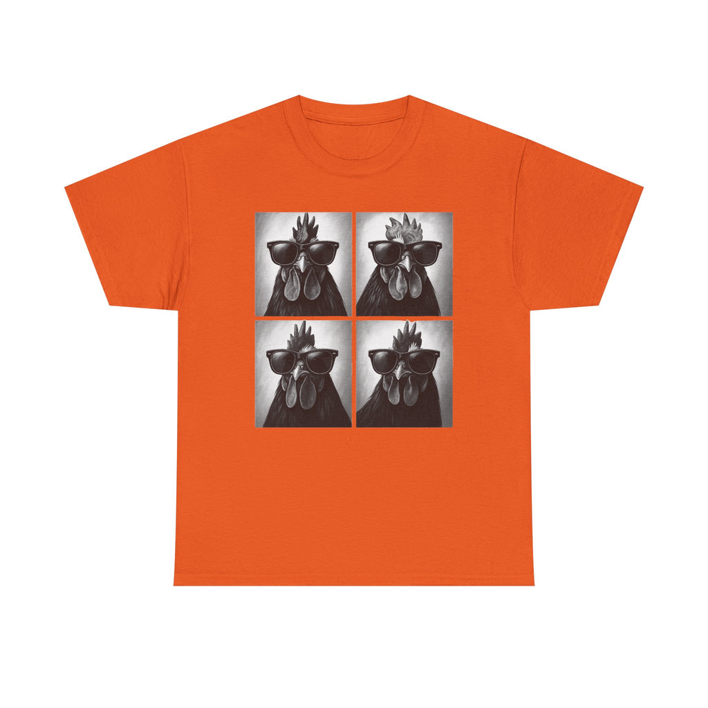 Comfort Colors® Photobooth Chicken Shirt, Funny Rooster Shirt, Funny Chicken Shirt, Chicken With Sunglasses, Farm Animal, Women Chicken Tees