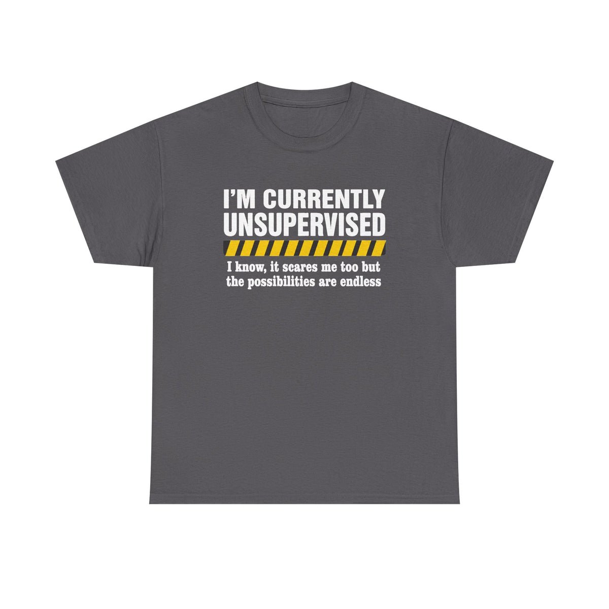 Funny T Shirt, Funny Shirts for Men, Funny Saying Mens Shirt, Sarcastic Dad Shirt, Fathers Day T Shirt, Currently Unsupervised Mens T-shirt