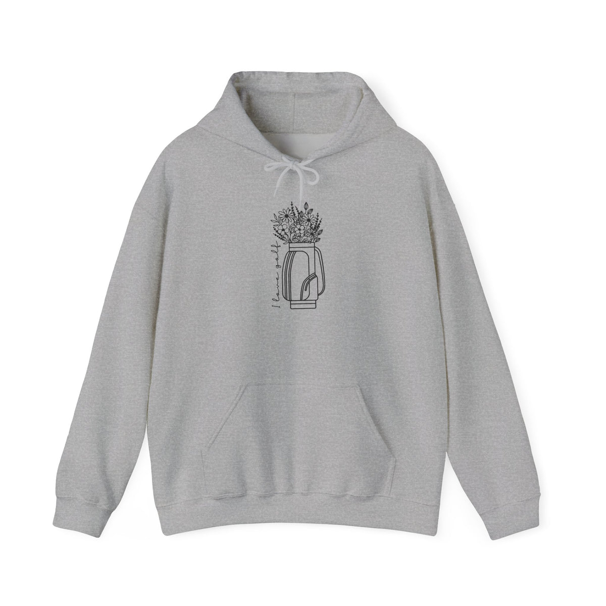 I Love Golf Sweatshirt, Floral Golf Bag Hoodie, Golf Mode Sweatshirt, Golf Lover Gift, Women's Golf Sweater, In My Golf Era,Golfing Crewneck