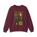 Trick or Treat Sweatshirt, Halloween Crewneck, Halloween Outfits Women, Vintage Halloween Aesthetic, Ghost Sweatshirts, Spooky Season