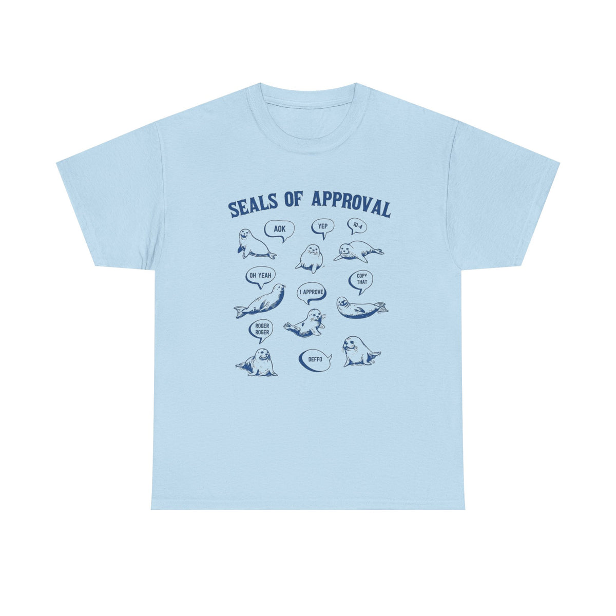 Seals Of Approval Funny Vintage Shirt, Retro Seal T-Shirt, Funny Sayings Shirt, Seal Lover Gift, Ocean Animal  Shirt, Silly Shirt Gifts