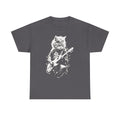 Rock Cat Guitar T-Shirt: Funny Cat Lover Gift