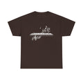 Piano Keyboard T-Shirt: Music Notes Treble Clef Graphic Tee