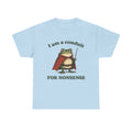 I am a Conduit for Nonsense T-shirt: Funny Weirdcore Frog Graphic Tee Shirts Tees Weirdcore Meme Unfunny Unhinged Funny Retro Gen Z Weird