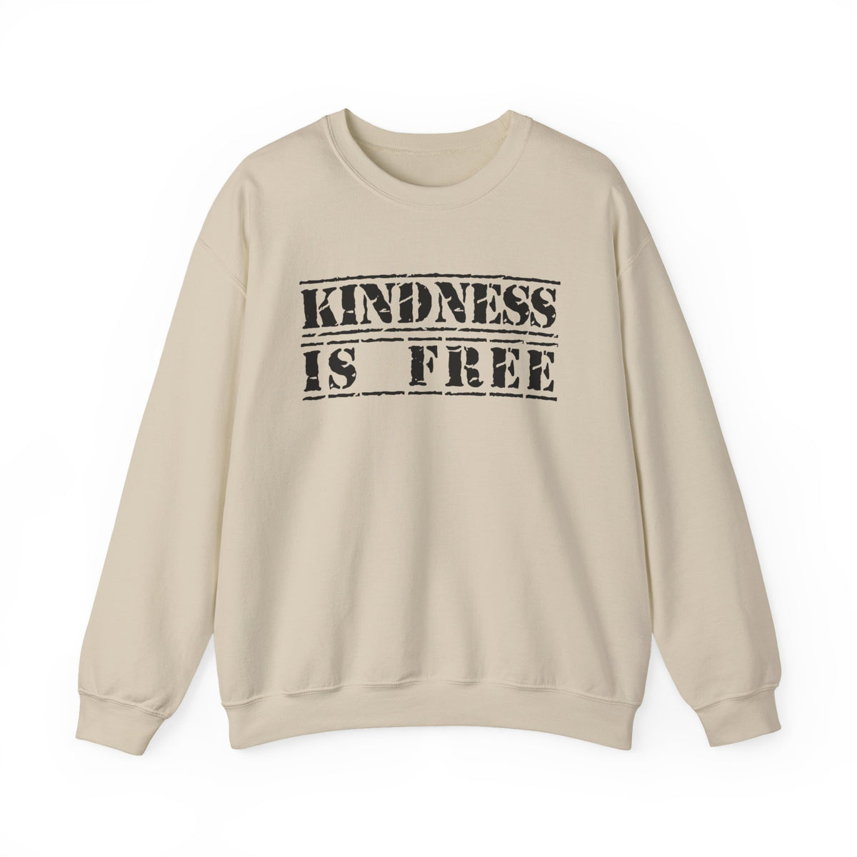 Kindness Is Free Sweatshirt, Trendy Graphic Sweater