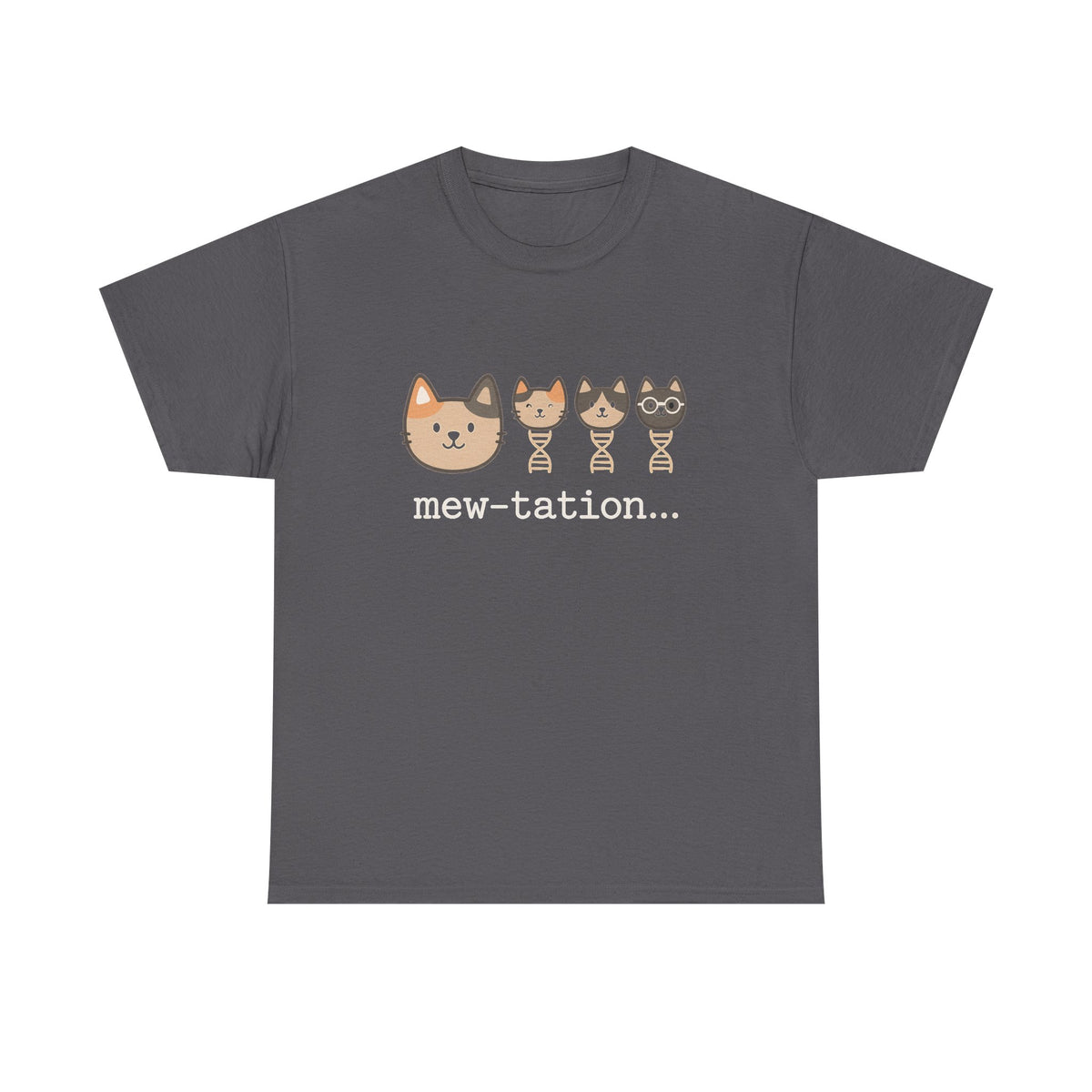 Funny Cat Science DNA Shirt Cells Biology Gifts Mewcrobiology TShirt Teacher Student Tee Biologist Scientist T-Shirt Science Cat Puns Shirts