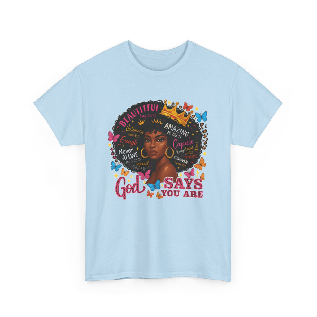 God says you are png sublimation, black women png, Christian png, afro women png,Black History Month Png,African American Png,Juneteenth Png