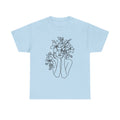 Boho Abstract Shirt, Floral Line Art Shirt, Silhouette Shirt, Minimalist Graphic Tee, Abstract T-Shirt, Boho Modern Tee, Line Drawing Shirt
