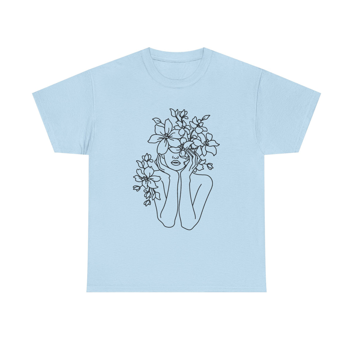 Boho Abstract Shirt, Floral Line Art Shirt, Silhouette Shirt, Minimalist Graphic Tee, Abstract T-Shirt, Boho Modern Tee, Line Drawing Shirt