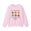 ugly Christmas Sweatshirt Tis The Season Xmas Sweater Cute Girly Holiday Womens Pullover Candy Cane Bow Santa Tee Winter Crewneck