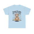 Sorry Im Late His Timing Not Mine Shirt:Funny Sheep Tee, Christian Faith Top, Ecclesiastes 3 1 Gift, Religious Lamb