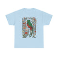 Cute Flower Quetzal Shirt, Quetzal T-shirt, Quetzal Lover Tee, Floral Quetzal Gift, Wildflower Quetzal Graphic Tee