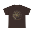 Spiral Shirt Golden Ratio Sacred Geometry Tshirt Trippy Psychedelic Math Mathematician Gifts Tshirt