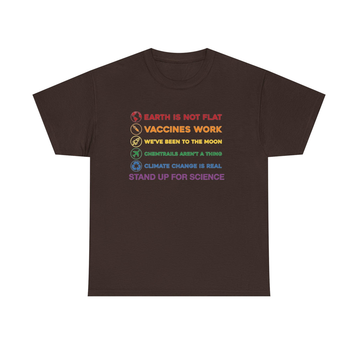 Stand For Science Shirt,Science T-Shirts,Science Gifts,Scientist Shirt,Science Teacher Shirts,Teacher Gift,Vaccinate Tee,Earth Not Flat Tee