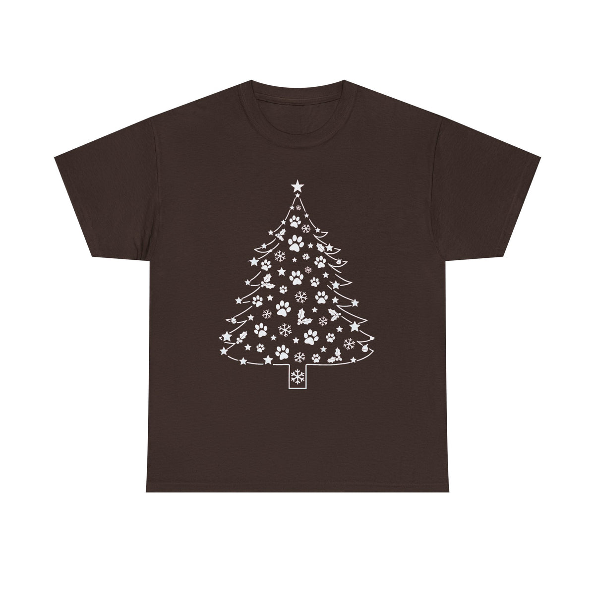 Christmas Tree with Dog Paws Shirt, Dog People Christmas Tshirt, Family Christmas Tshirt, Christmas Gift, Merry Christmas, Xmas Gathering T