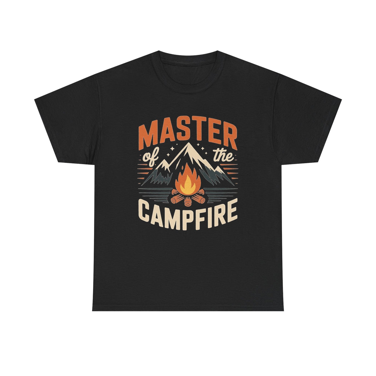 Master of the Campfire Shirt | Funny Camping Tee | Outdoor Adventure Gift | Mountain Lover Apparel | Bonfire Night Hiking Top for Dads & Cam