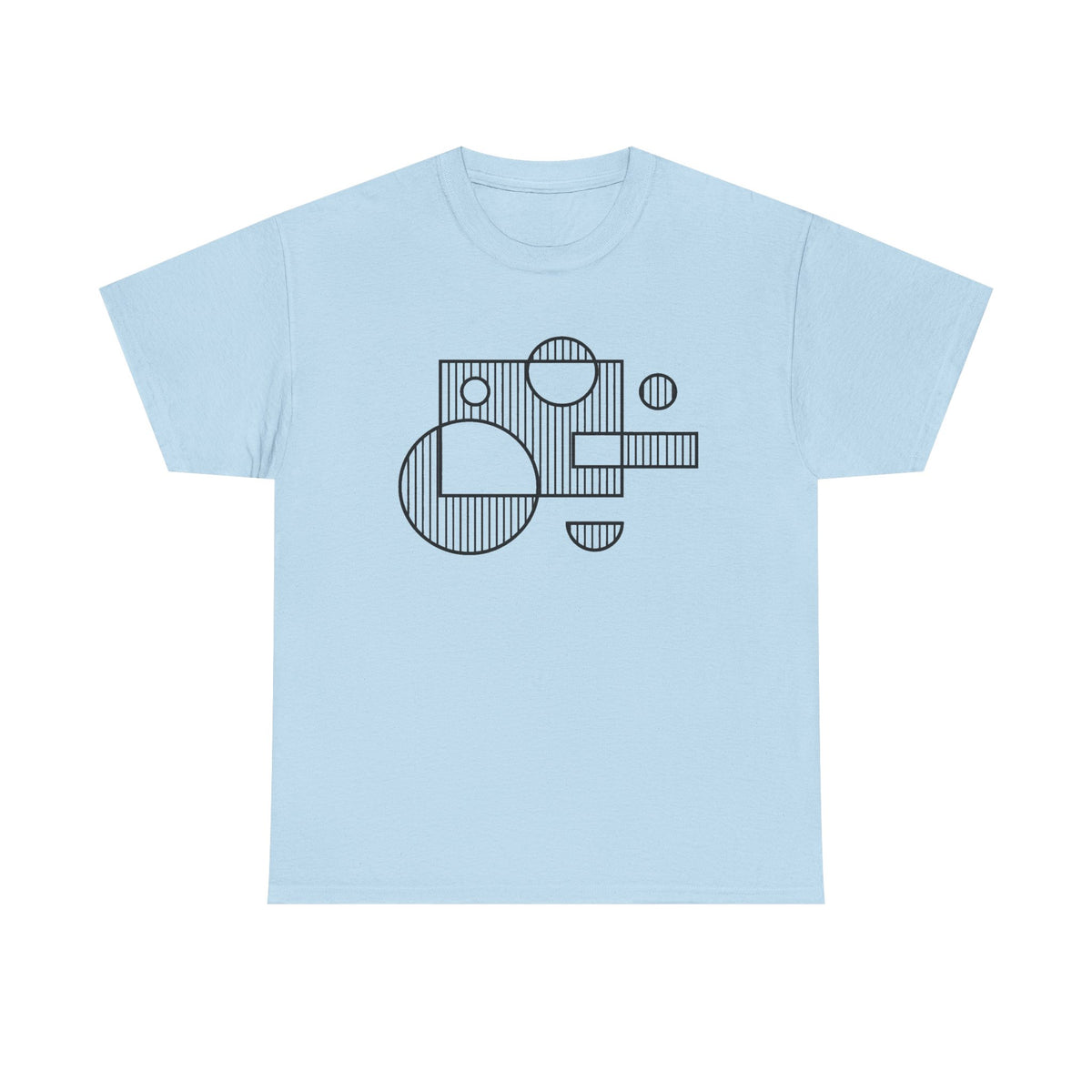 Minimalist Abstract T-Shirt: Geometric Modern Art Tee