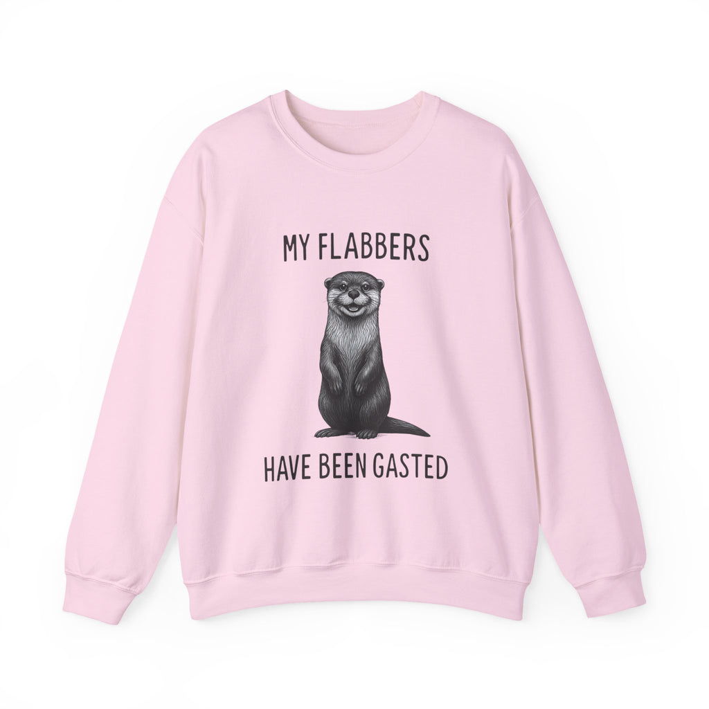 Funny Otter Sweatshirt: Flabbergasted Animal Lover Crewneck