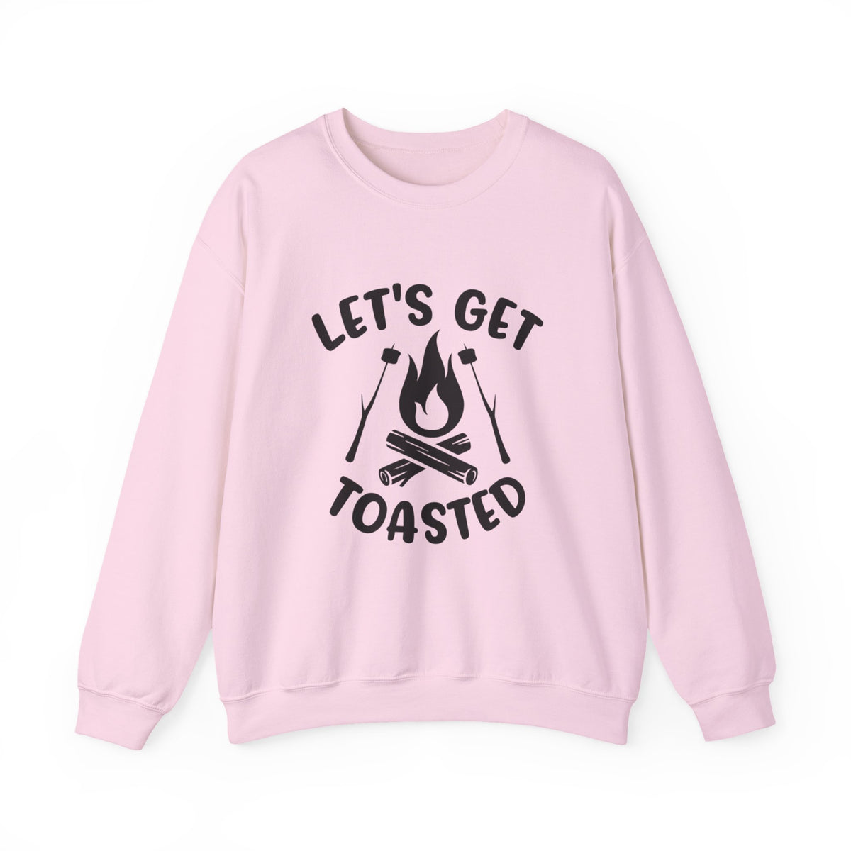 Let's Get Toasted Campfire Sweatshirt or Hoodie: Camping & Hiking