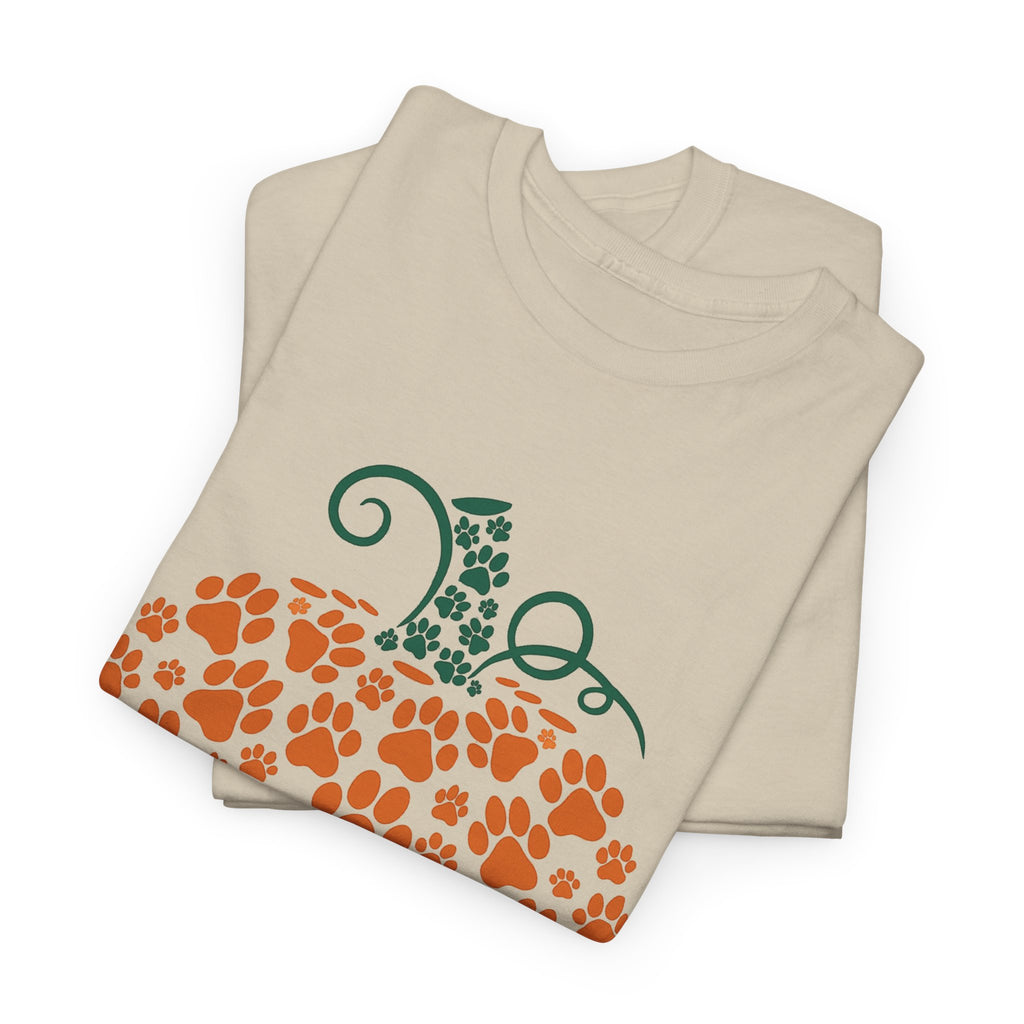 Pumpkin Dog Paw Print PNG: Fall Decor Clipart