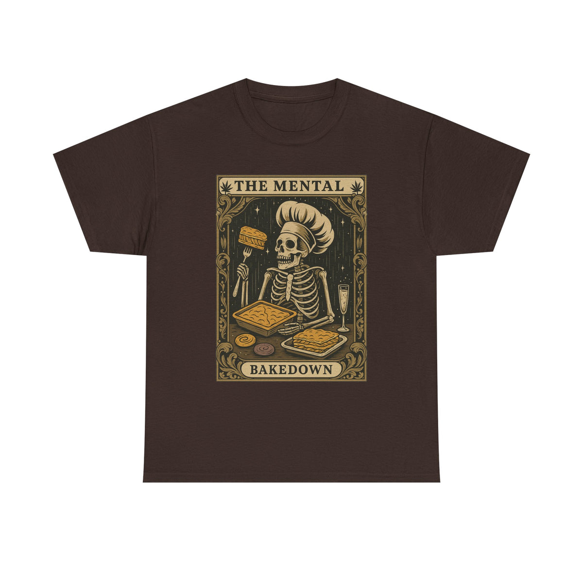 Funny Baking Shirt, Skeleton Tarot Card Shirt,Having A Mental Bake Down Shirt, Halloween Chef Shirt,  Cookie Baking Shirt, Bread Baker Gift