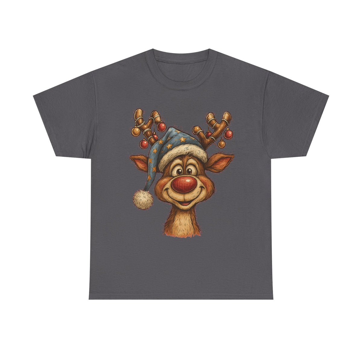 Vintage Reindeer Shirt, Cute Christmas Tee, Retro Reindeer T-shirt, Merry Christmas Shirt, Christmas Reindeer Sweatshirt