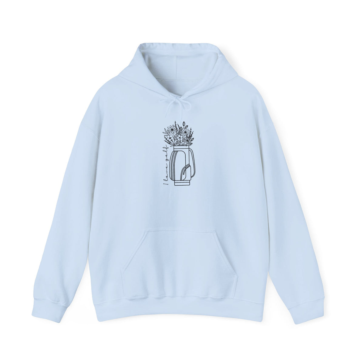I Love Golf Sweatshirt, Floral Golf Bag Hoodie, Golf Mode Sweatshirt, Golf Lover Gift, Women's Golf Sweater, In My Golf Era,Golfing Crewneck