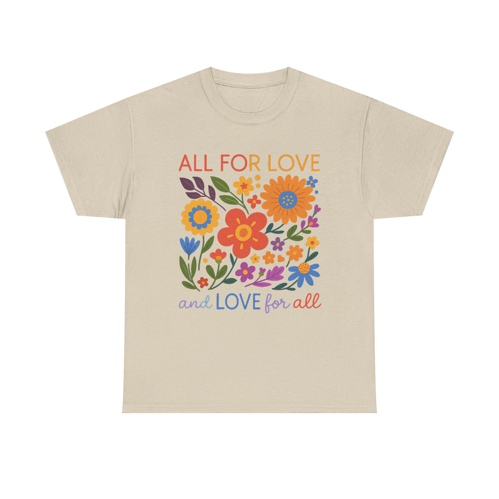 All For Love Love For All Shirt, LGBTQ Shirt, Pride Shirt, LGBTQ Pride Shirt, Pride Love Shirt, LGBTQ Pride Shirt, Gift For Pride