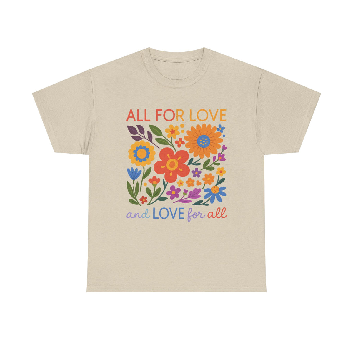 All For Love Love For All Shirt, LGBTQ Shirt, Pride Shirt, LGBTQ Pride Shirt, Pride Love Shirt, LGBTQ Pride Shirt, Gift For Pride