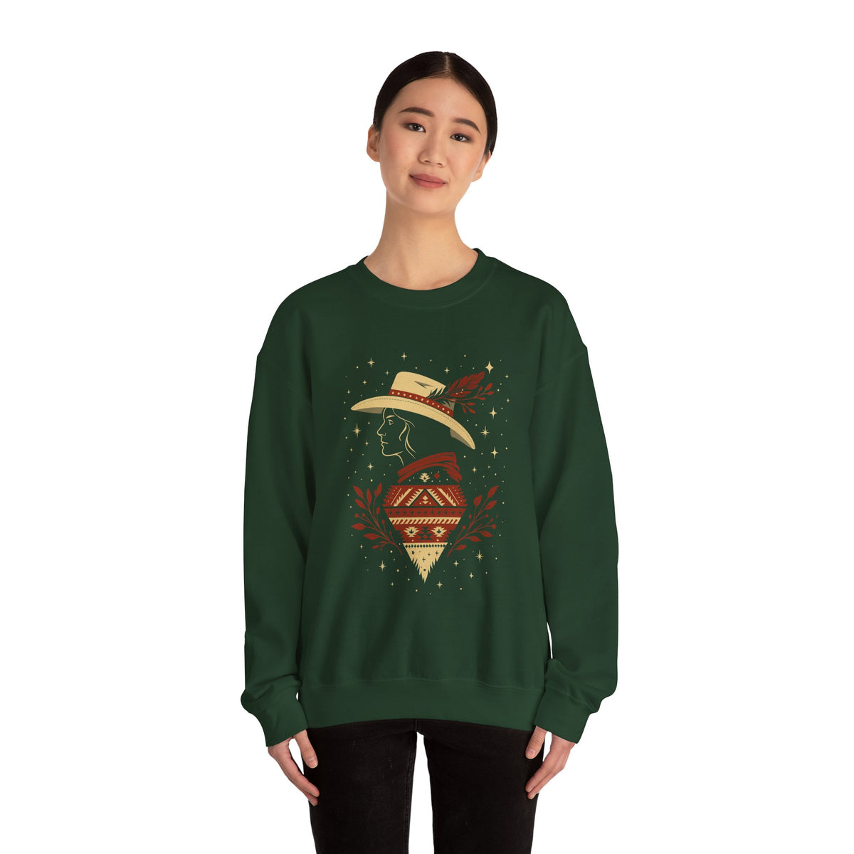 Western Christmas sweatshirt, Cowgirl, Cowboy, Western graphic, Howdy, Southern Christmas, Xmas, Vintage, Rustic, Rodeo, Country
