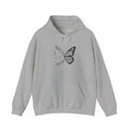 Butterfly Hoodie, Floral Butterfly Shirts, Floral Aesthetic Sweatshirt, Animals Tee, Nature Lovers Gifts, Butterfly Graphic Shirts