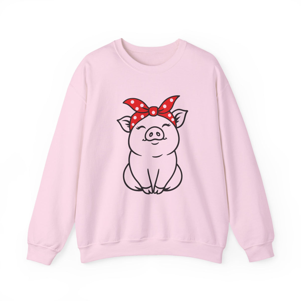Cute Pig with Bandana Sweater,Pig Farmer Sweater, Gift For Pig Owner, Piggy Sweater, Animal Lover Hoodie, Pig Owner Sweater, Pig Lover Gift