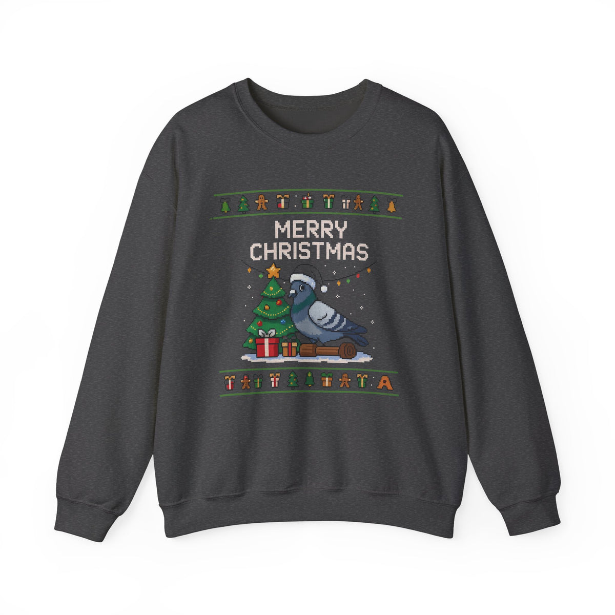 Red Pigeon Christmas Jumper : Cute Bird Retro Xmas Sweater
