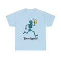 Skeleton Dog Embroidered Pure Cotton T-Shirt | Unisex Fit
