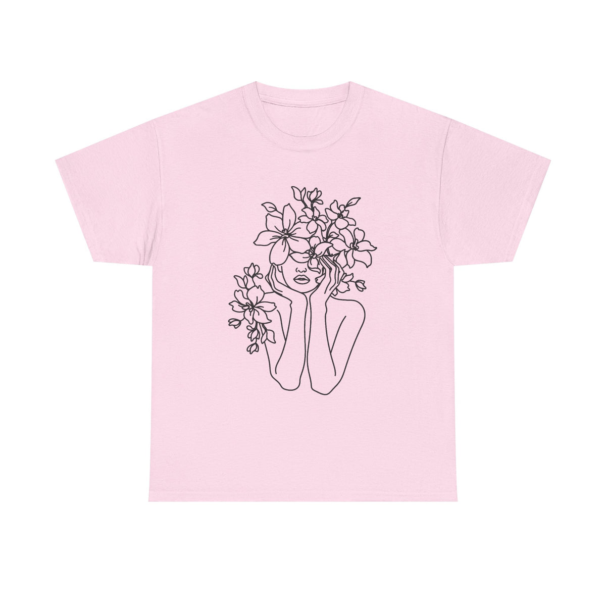 Boho Abstract Shirt, Floral Line Art Shirt, Silhouette Shirt, Minimalist Graphic Tee, Abstract T-Shirt, Boho Modern Tee, Line Drawing Shirt