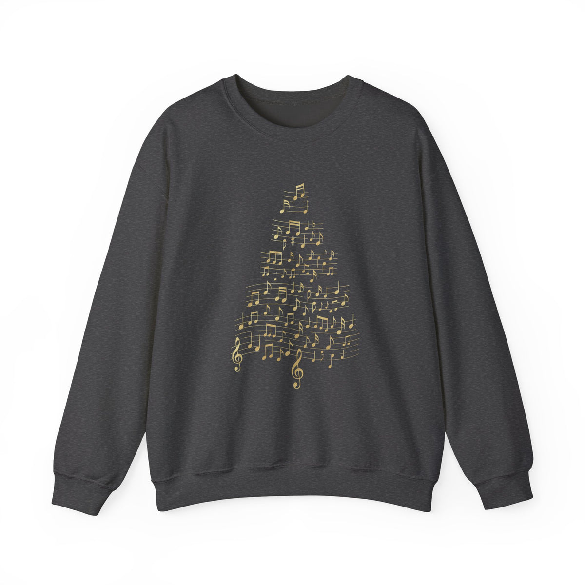 Christmas Tree Music Sweatshirt, Music Note Tree Sweater, Music Lover Christmas Gift, Musician Mother Gift Shirt, Christmas Vibes T-Shirt
