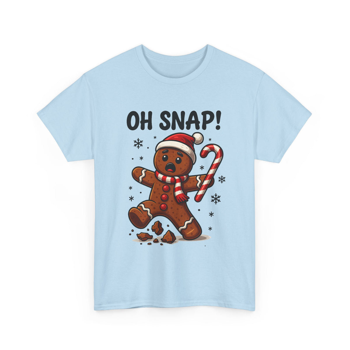 Oh Snap! Christmas Gingerbread Sweatshirt, Christmas Cookie Shirt, Christmas Santa Hat Shirt, Funny Christmas Gift